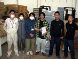 「東日本大震災」支援物資の運搬の模様 2