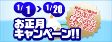 1月のキャンペーン