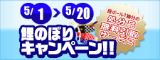 5月のキャンペーン