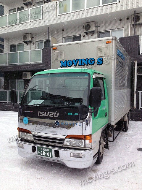 雪が積もった札幌での引越し