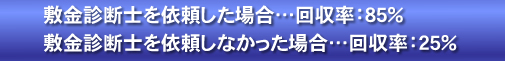 敷金診断士を依頼した場合