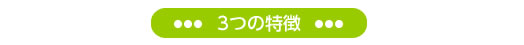 3つの特徴